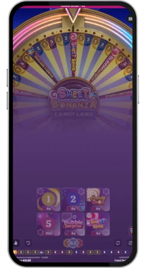 Sweet Bonanza CandyLand with Sugar Bomb multiplier
